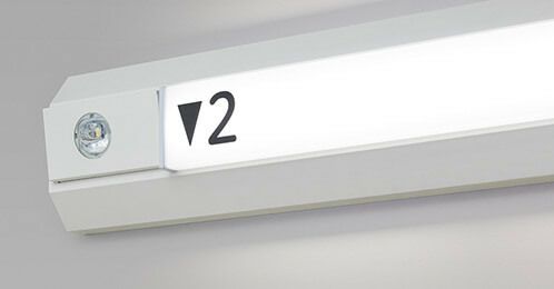 【文字:P】 階段通路誘導灯 階数表示シール シコー製作所 kmojiP 【送料全国一律275円】