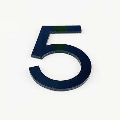 MOJI-5 東芝ライテック 【数字：5】 純正  電池内蔵階段灯ブラケット用文字 55mmタイプ  【送料全国一律275円】