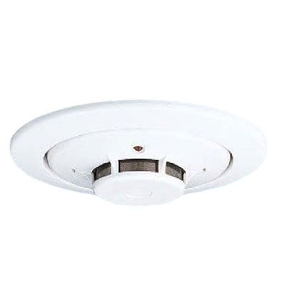 【中止品】FDK386  能美防災製　光電式スポット型感知器3種　埋め込みタイプ（ヘッドFDK346+ベースFZB060-2セット型番）