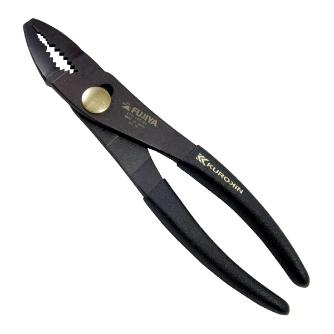210-190-BG フジ矢 純正品新品 薄型コンビネーションプライヤー(黒金)