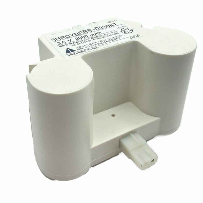 3NR-CX-BEB相当品(同等品)電池屋製 新品 東芝ライテック製非常灯器具用交換電池 <年度シール付き> コネクター付きそのまま取付できます。