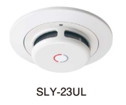 SLY-23UL ホーチキ 光電式スポット型煙感知器 2信号 プチセンサタイプ ペアラーム(本体+ベースのセット型番)