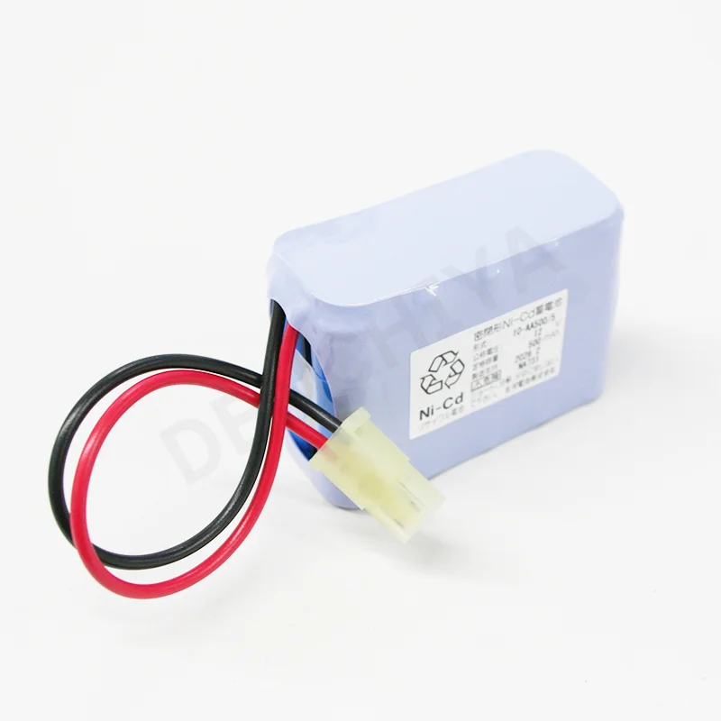 10-AA500/5  (2H1V-T) 古河電池製 新品 バッテリー 東芝コネクター AMP 1-480318-0 設備時計用など NA731