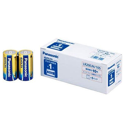 エボルタ LR20EJN/10S パナソニック 新品 アルカリ乾電池 単1形 1パック(10本入) 【全国一律送料450円】