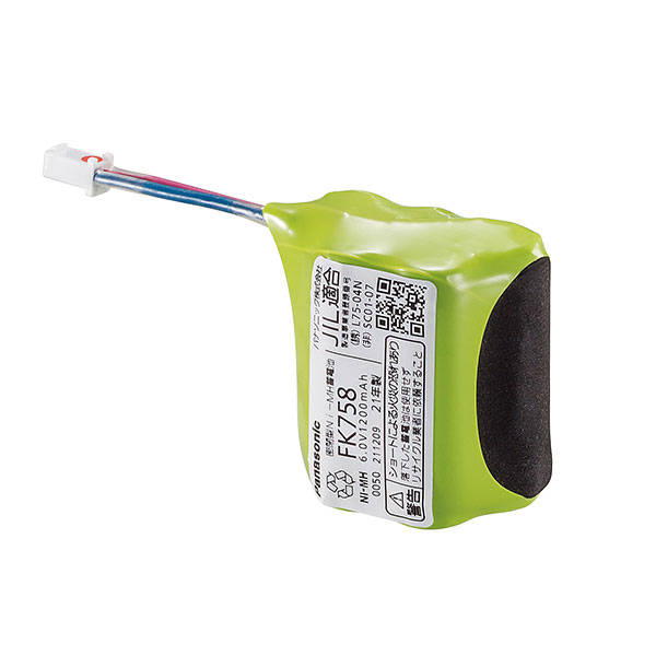 FK758 パナソニック製 メーカー純正品 新品 交換用電池  6.0V1200mAh [SOU]
