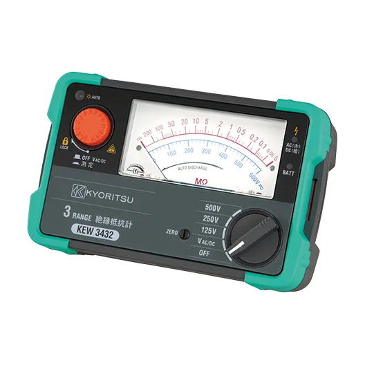 【在庫特価品】KEW 3432 共立電気計器 キューメグ 3レンジ 絶縁抵抗計 JAPPY
