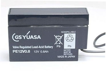 PE12V0.8 WS GSユアサ メーカー純正品 新品 小形制御弁式鉛蓄電池 コネクター注意