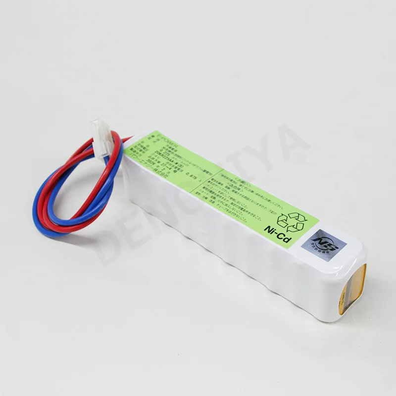DC24V0.225Ah相当品 新品 能美防災・ニッタン製自動火災報知設備用予備電源相当品  24V225mAh 統一コネクタ 日本消防検定協会NS鑑定品