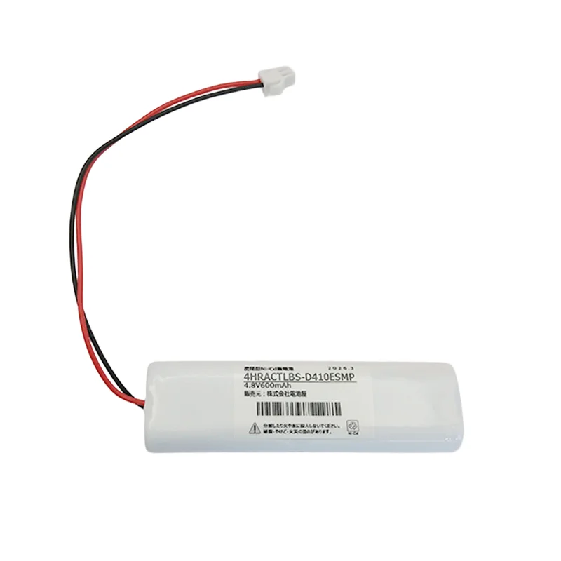 4NR-AC-TLB相当品 電池屋製 新品 東芝ライテック相当品 誘導灯用交換電池 4.8V600mAh ＜年度シール付き＞ コネクター付きそのまま取付できます。