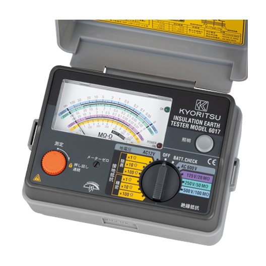 MODEL 6017 共立電気計器 キューメガアース アナログ絶縁・接地抵抗計