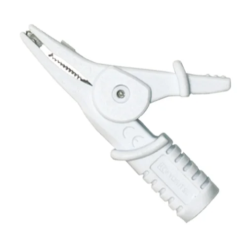 MODEL 7314-WHT 共立電気計器 安全ワニグチクリップ（白）