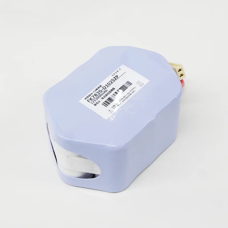 FK783相当品 電池屋製 新品 パナソニック製誘導灯・非常灯用交換電池 12V2000mAh ＜年度シール付き＞ コネクター付きそのまま取付できます。