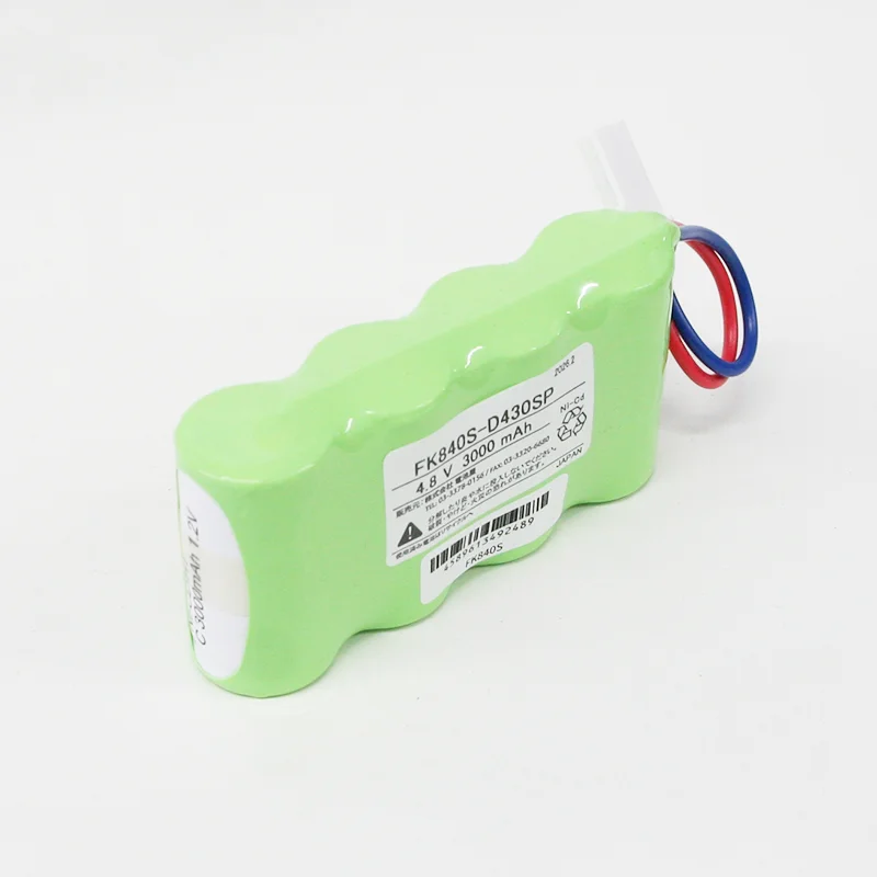 FK840相当品 電池屋製 新品 パナソニック製誘導灯用交換電池 <FK277/FK377相当品(同等品)> 4.8V3000mAh<年度シール付き> コネクター付き