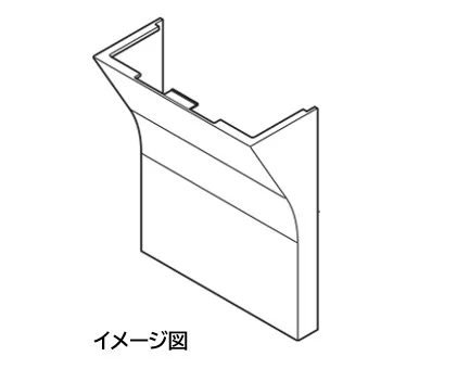 RLXZ29290 パナソニック 純正部品 配管カバー(黒) バスルーム部品 Panasonic