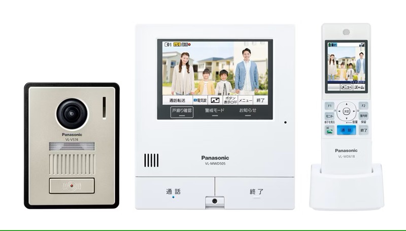 VL-SWD505KF パナソニック 新品 ワイヤレスモニター付テレビドアホン 2-7タイプ 電源コード式