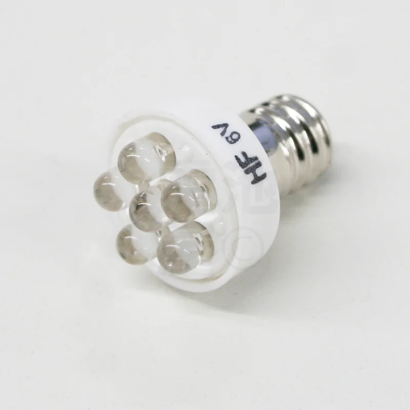 【在庫特価品】LE-12R 6VPC ブルック相当品 LEDランプ 新品 東西電気産業 花の村ファクトリー 火災報知機用 非常警報用 P型 【送料全国一律275円】
