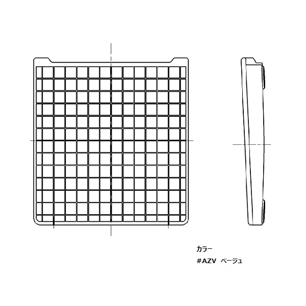 EKC31176N2#AZV TOTO 純正部品 トラップカバ-(ABS) ベージュ 排水口周り部品