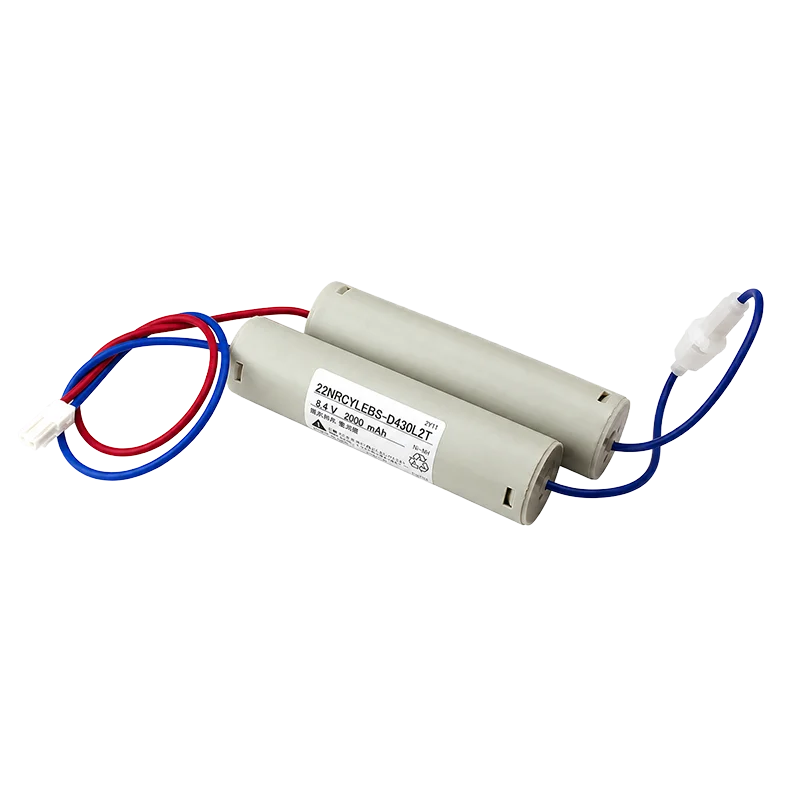 2-2NR-CY-LEB相当品 電池屋製新品 東芝ライテック製非常灯用交換電池  4.8V3000mAh ＜年度シール付き＞ コネクター付きそのまま取付できます。