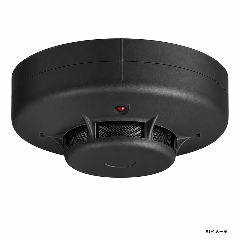 FDKJ256N-R-BK ブラック 能美防災 新品 光電式スポット型感知器 自動火災報知設備用 2種 露出型 （本体FDKJ256N-D-BK + ベースFZBJ014-R-2-BK）