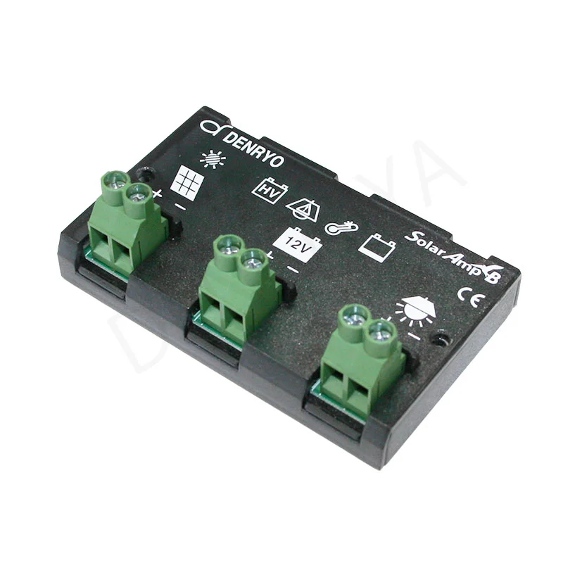 SA-BA10 電菱 ( DENRYO ) SolarAmp B 太陽電池コントローラ 12VDC 10A 世界最軽量 コンパクトデザイン  【全国一律送料450円】