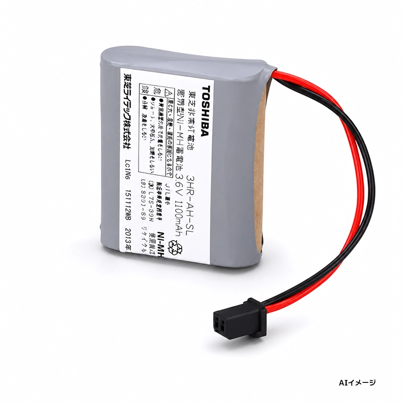 3HR-AH-SLB 東芝ライテック製  純正部品 新品 非常灯誘導灯用交換電池 Ni-MH 3.6V1100mAh