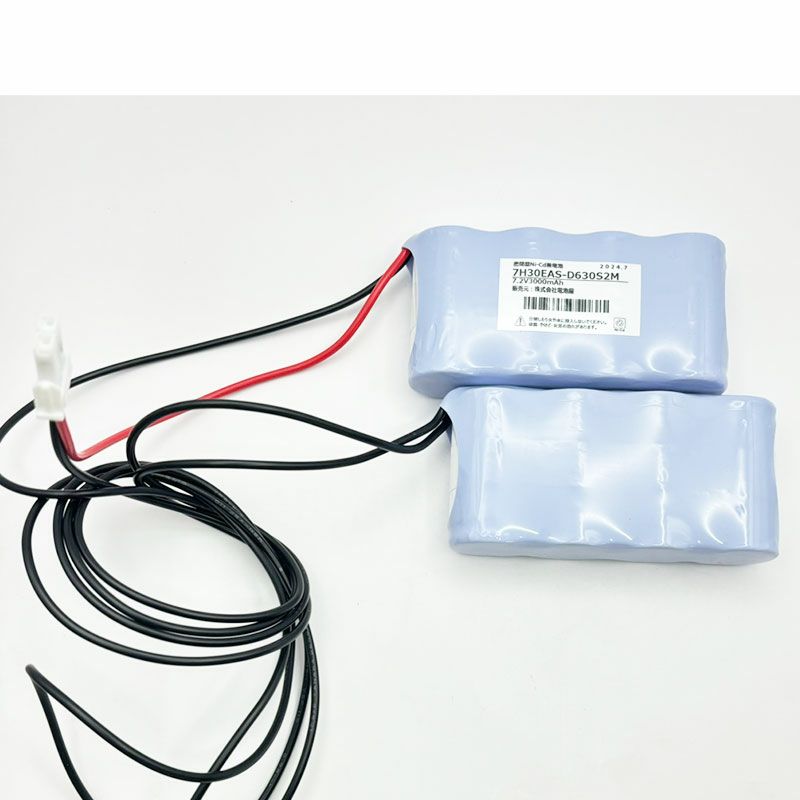 7N30DA相当品 三菱電機 非常灯用交換電池 7.2V3000mAh<年度シール付き> コネクター付きそのまま取付できます。