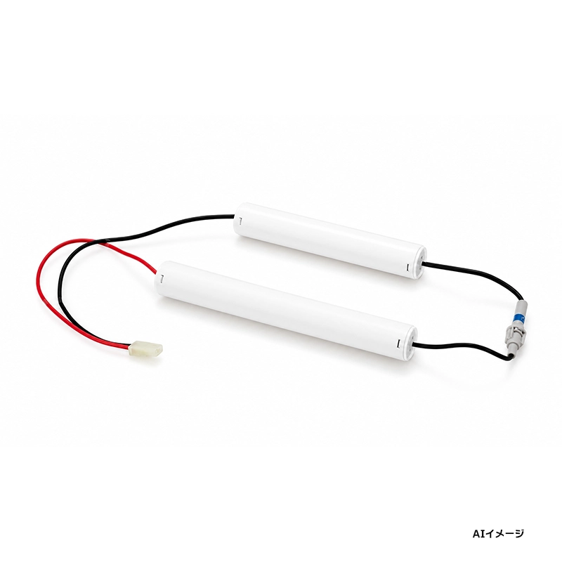 4.3HR-CY-LEB 相当品( 同等品 ) 電池屋製新品 8.4V 3000mAh 非常灯用交換電池 ＜年度シール付き＞ ( 4.3NR-CX-LE B 相当品) 東芝ライテック 相当品 コネクター付きそのまま取付できます。