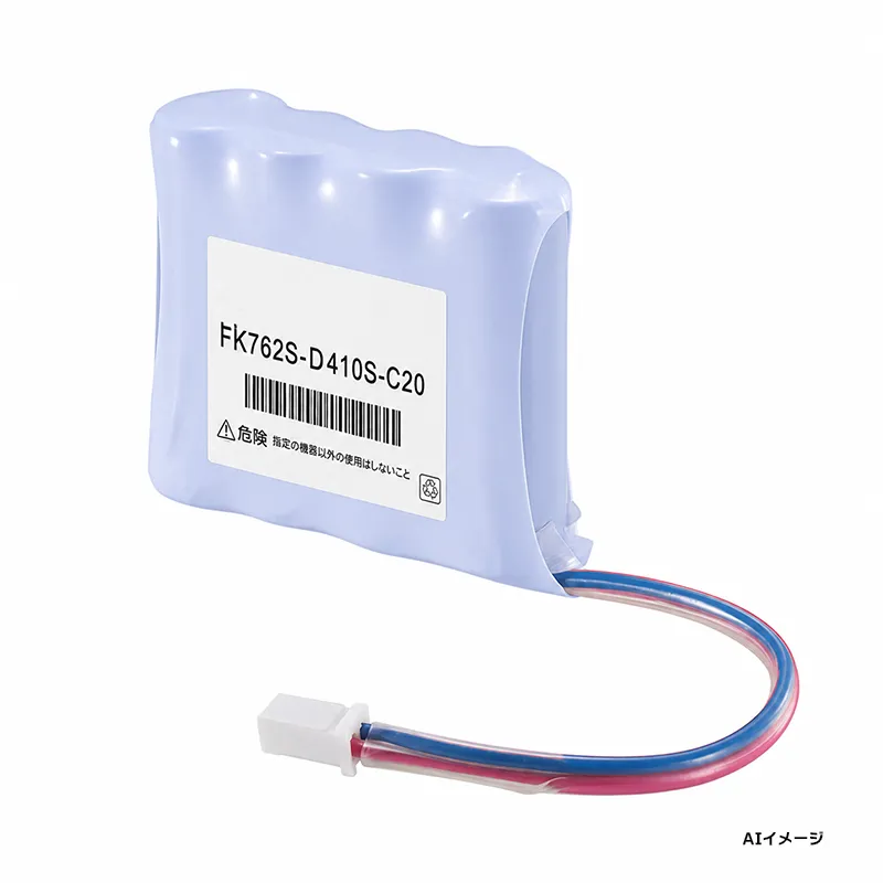 FK762相当品 電池屋製 新品 パナソニック製誘導灯用交換電池 4.8V700mAh <年度シール付き> コネクター付きそのまま取付できます。