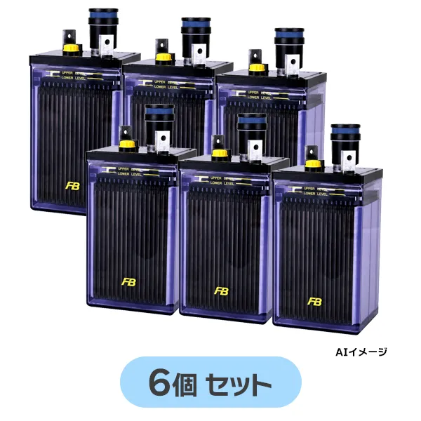 HS-400E 【6個セット12V仕様】 古河電池製 新品 ベント型据置鉛蓄電池 触媒栓付 12V400Ah HS-E形 【受注生産品】【メーカー直送品】