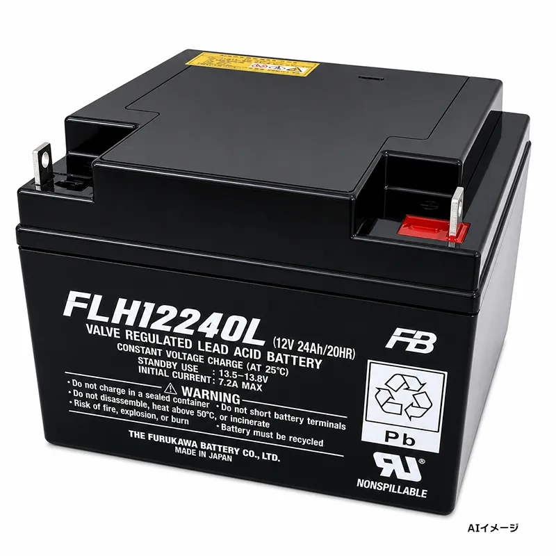 FLH12240L  B1端子ボルト・ナット 古河電池 純正品 新品 小形制御弁式鉛蓄電池 12V24.0Ah FLHシリーズ