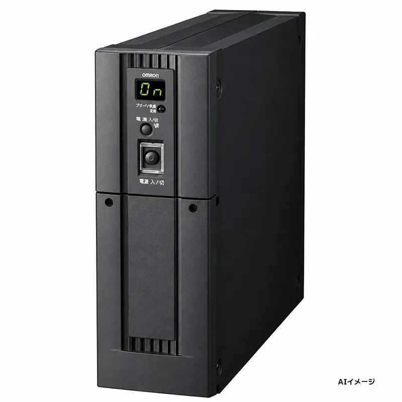BY120S オムロン製 新品 常時商用給電方式(正弦波) 縦型UPS(無停電電源装置)