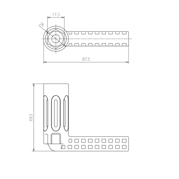 HH15004 TOTO 純正部品 フィルター開閉工具 水抜栓
取付金具類部品