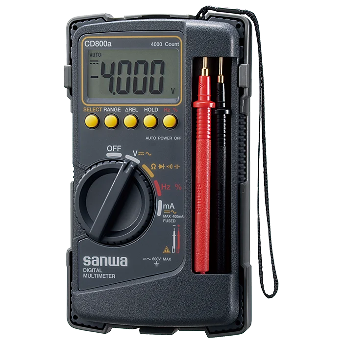CD800a 三和電気計器 デジタルマルチメータ （テスター） ケース一体型 校正可能製品