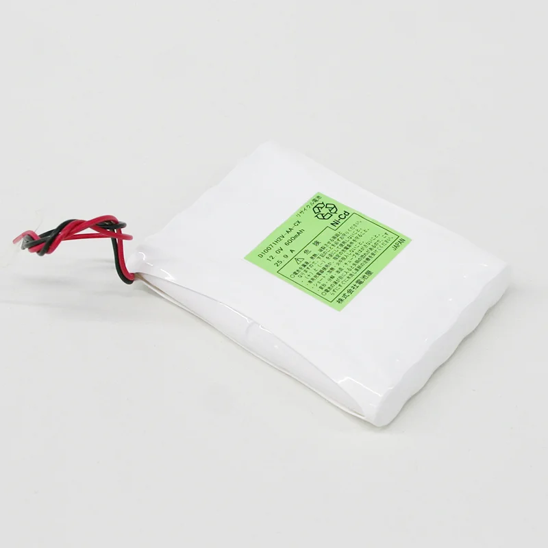 12V600mAh 10N-600AACL相当品 縦型 1H2V型 組電池製作バッテリー リード線のみ D1007-1H2V-AA-CX