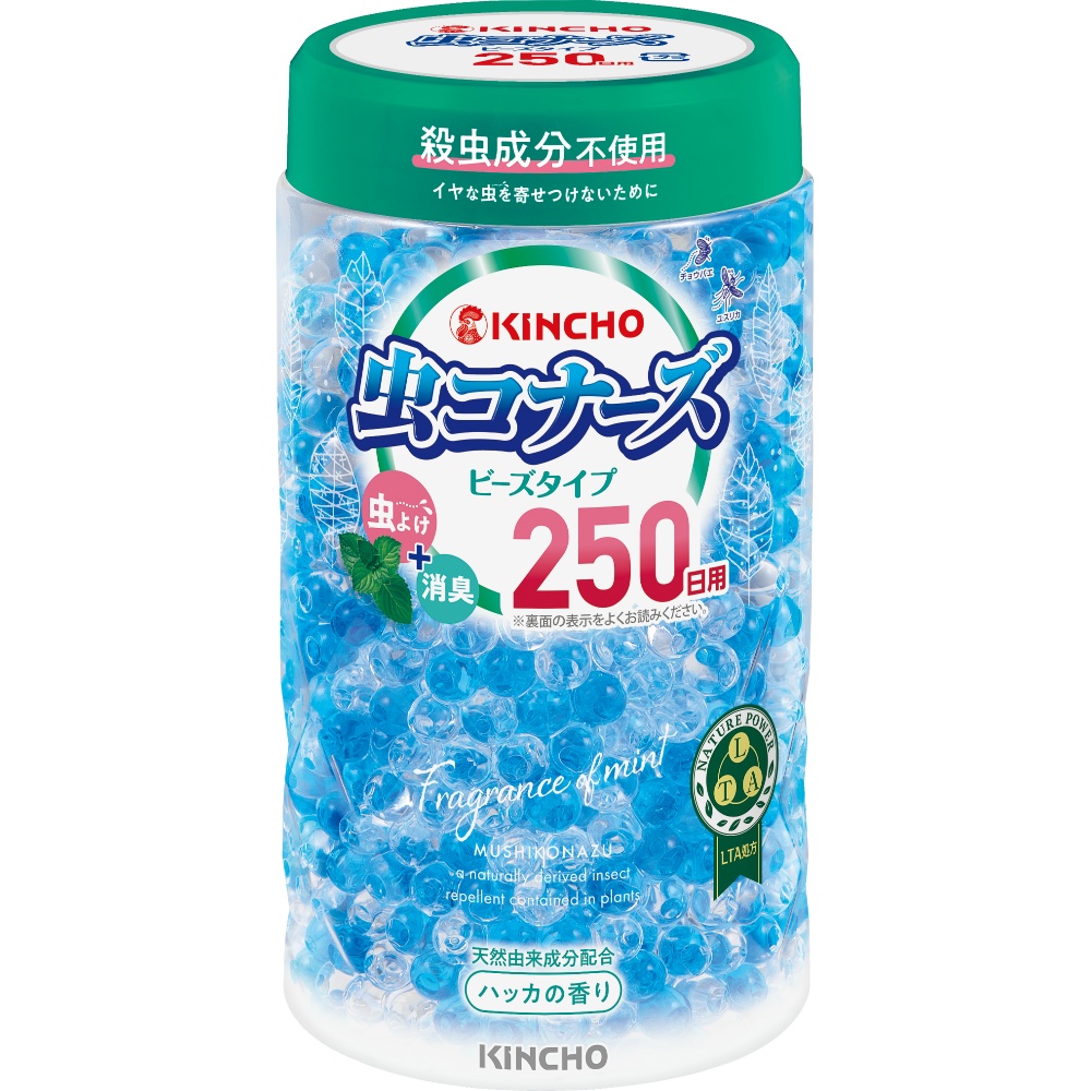 大日本除虫菊(金鳥) 純正品 虫コナーズビーズ 250日 ハッカの香り 4987115547193【単品販売。ケース販売ではございません。】