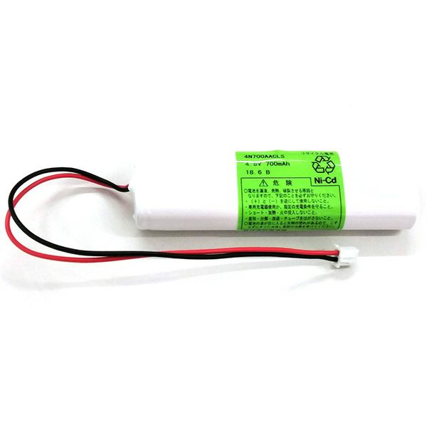 4N-700AACL相当品 電池屋製新品 SANYO相当 4.8V700mAh 1H2V型 MOLEX 5264-02コネクター付