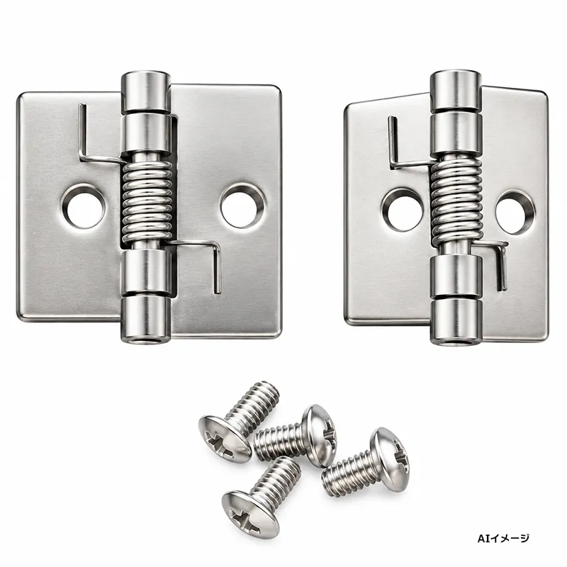 HOGB8532S 三協立山アルミ 純正部品 新品 ポスト投函口丁番 (丁番2個入 + ビス4本入り)