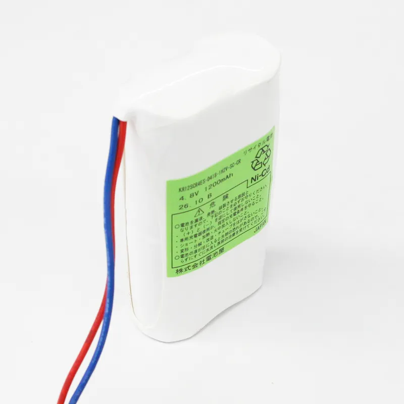KR1.2SCR4E相当品 電池屋製新品 4.8V1200mAh GSS BATTERY同等品 リード線切りっぱなし 組電池製作バッテリー