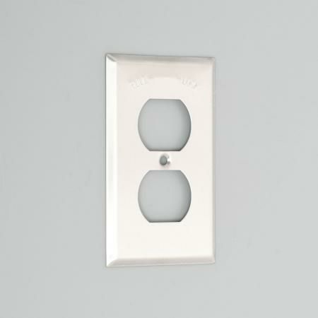101S アメリカン電機 コンセント用プレート ステンレス 引掛複式1ケ用