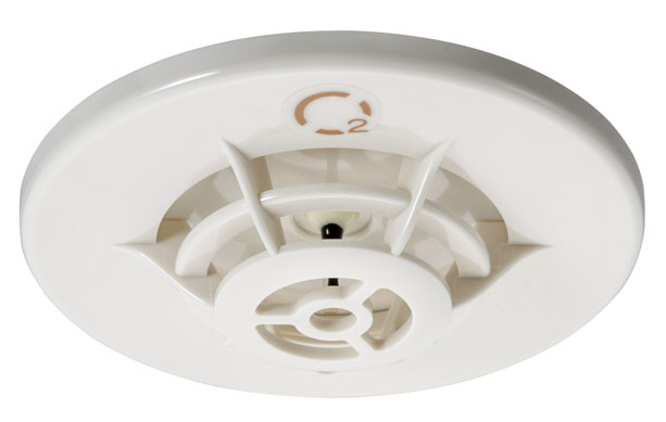 【中止品】DSF-2ULV ホーチキ 差動式スポット型煙感知器 遠隔試験機能付 ヘッドのみベース別
