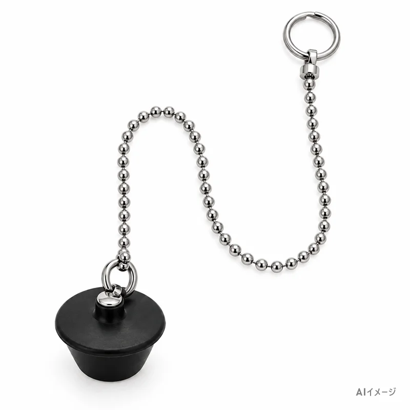 RLXGVDT408 パナソニック 純正部品 新品 ゴム栓 Φ28×Φ23 高さ22(おもり付) チェーン長さ800 Panasonic 【送料全国一律275円】