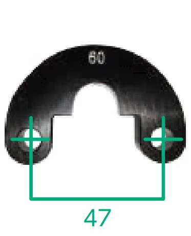 EV60DL-DN8 カクタス 純正品 圧着ダイス 受ダイス 8 EV-60DL他用 CACTUS