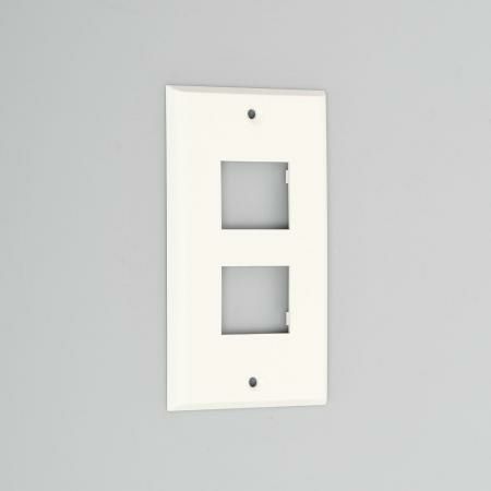 1041N アメリカン電機 コンセント用プレート エンプラ (ナイロン) 平刃形・横型専用1ヶ用
