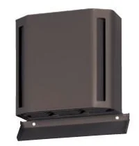 VB-BW100S2-T グレイッシュブラウン塗装 パナソニックエコシステムズベンテック 純正品 ピタンコフード Φ100用 標準タイプ ステンレス製 着脱ガラリ付・防虫網付 対塩害 防火ダンパーなし