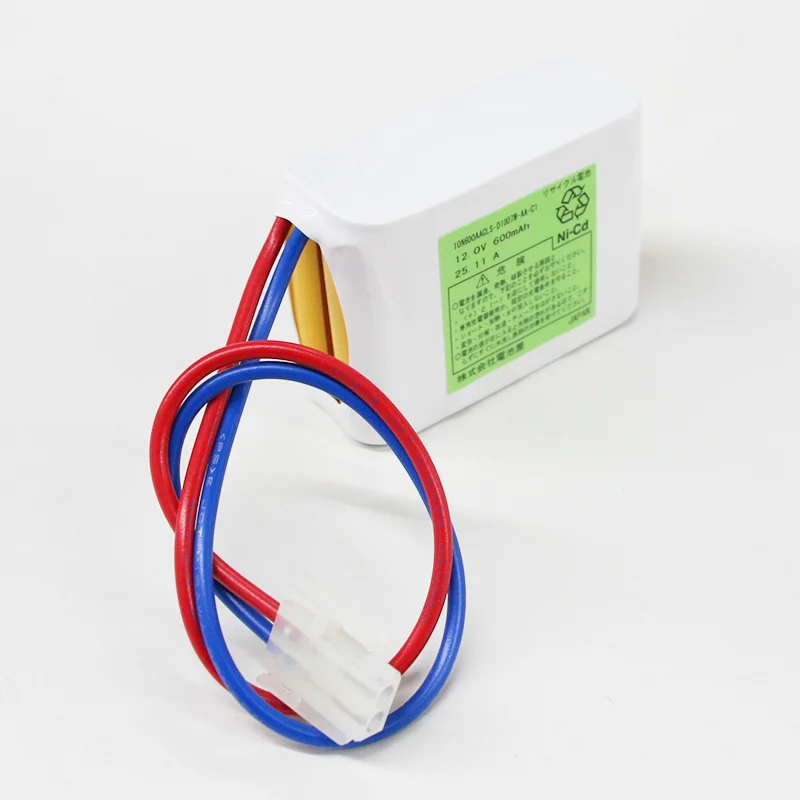 10N-600AACL相当品 SANYO相当品 組電池 W型 12V600mAh 統一コネクタ付