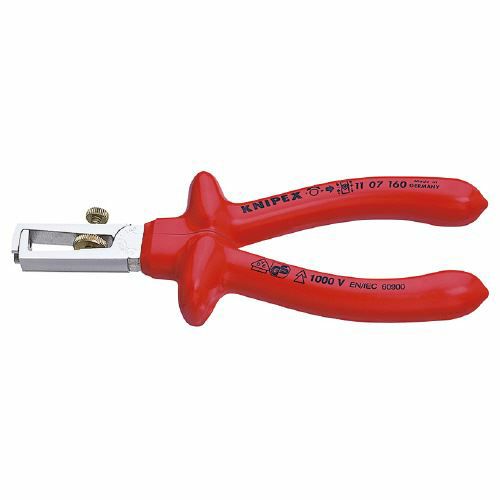 1107-160 絶縁エンドワイヤーストリッパー 1000V KNIPEX(クニペックス)