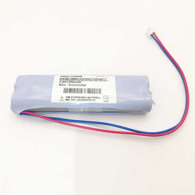 4.8V1200mAh 組電池 ニッケル水素 1H2V型(E型) コネクター付き アツミ RSG1用等