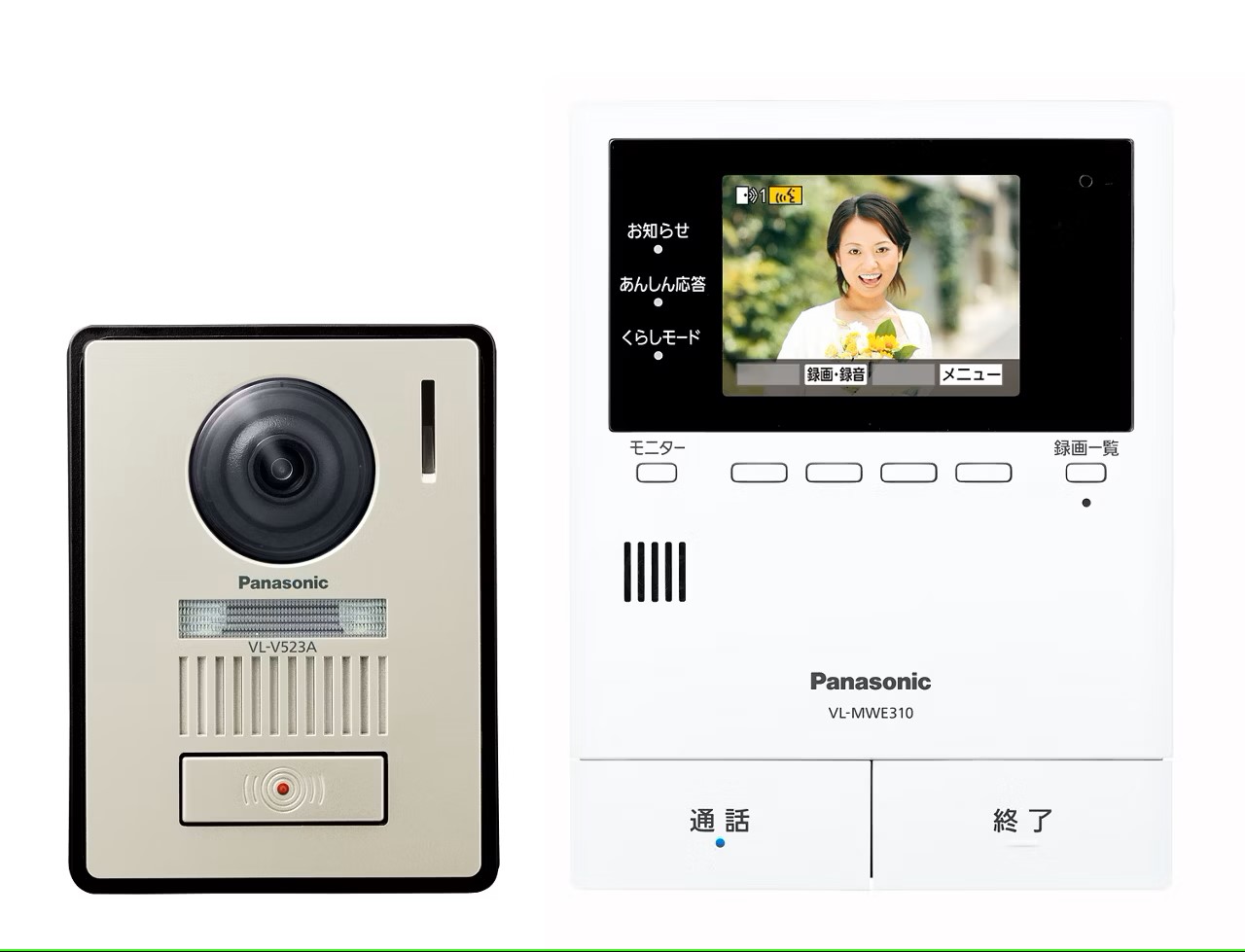 VL-SVE310KLA パナソニック 新品 テレビドアホン どこでもドアホン 宅配ボックスCOMBO、COMBO-LIGHTとの連携で荷受けをお知らせ 見知らぬ来訪者にはドアホンが応答する「あんしん応答」