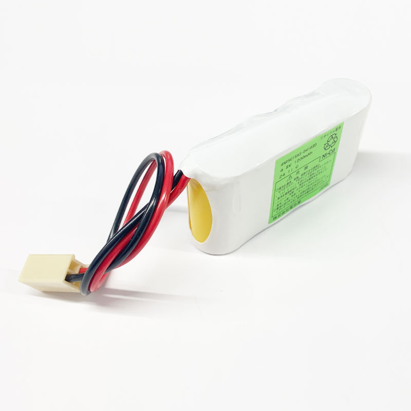4NR-SC-1SA相当品 (同等品) 4.8V1.2Ah HITANICA相当品 <年度シール付き> コネクター付きそのまま取付できます。
