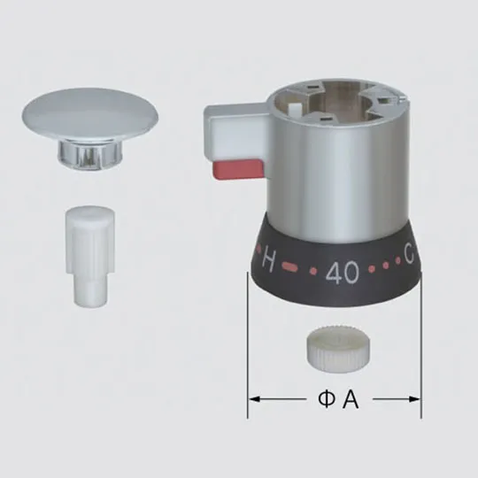 A-6133-1/N85 LIXIL・INAX 純正部品 温調ハンドル部 バス水栓部品